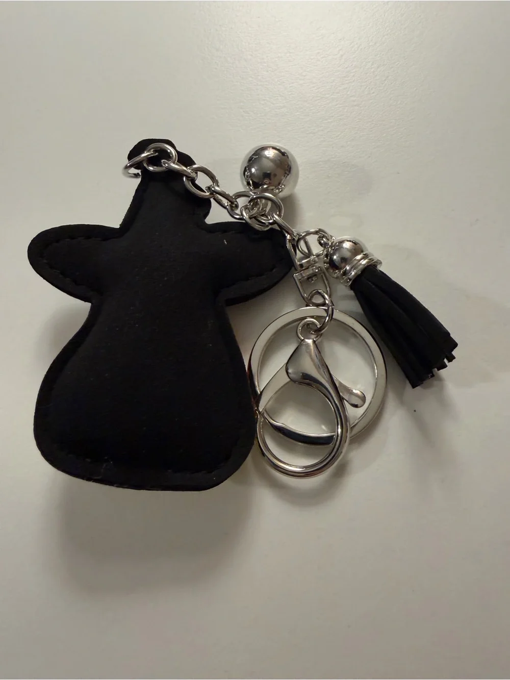 Halloween Candy Corn Witch Keychain - Black, Orange, Yellow NWOT